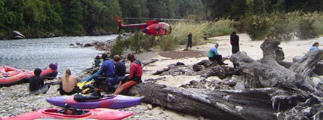 カラメア　ヘリラフティング　/　Karamea Heli-Rafting